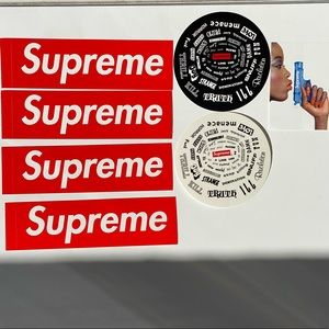 ⚡️(9)2021 AUTHENTIC New Supreme sticker bundle⚡️